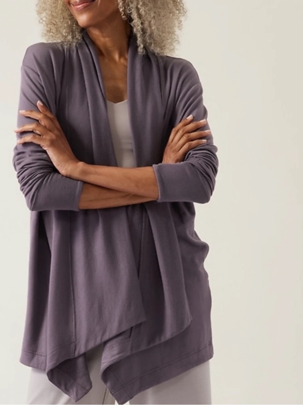 Athleta Pranayama II Wrap Cardigan Womens Medium